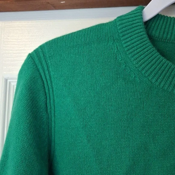 NEW COS Cashmere Sweater Jumper Bright Green Size L! VERY RARE COLOR!!! - Picture 9 of 13